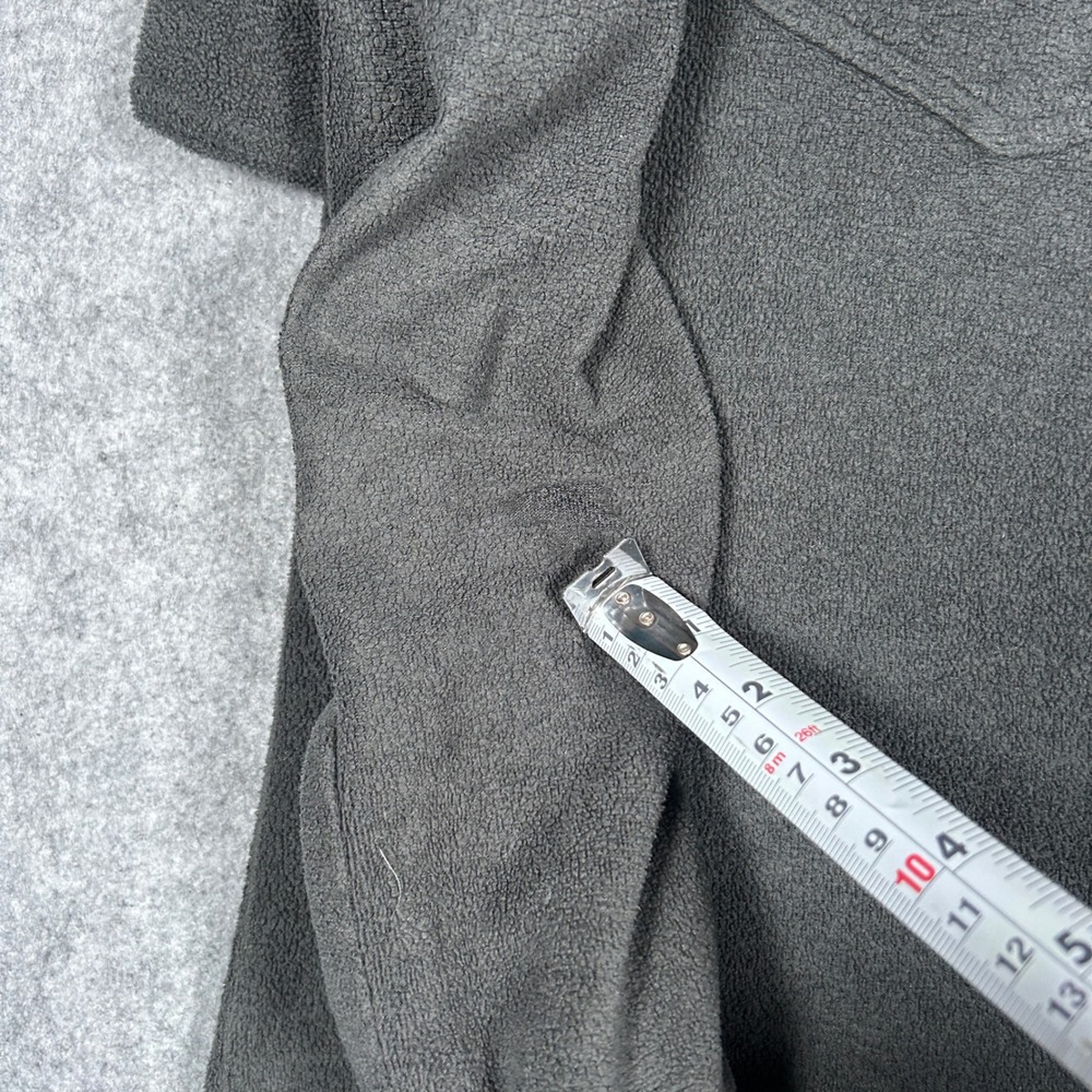 The North Face fleece buttoned jacket mens large Charcoal Grey outdoor hiking - Picture 5 of 16